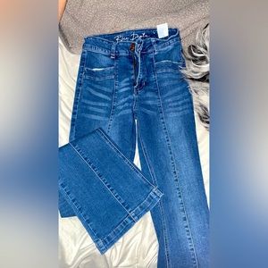 Blue Denim Bootcut Jeans- Size 5